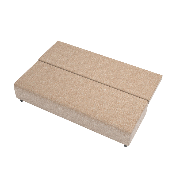 Роджерс М / Диван - кровать 3-х мест рогожка Амелия Люкс светло-бежевая